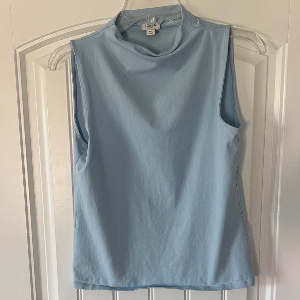 J. Crew Women's Sky Blue Sleeveless Tank